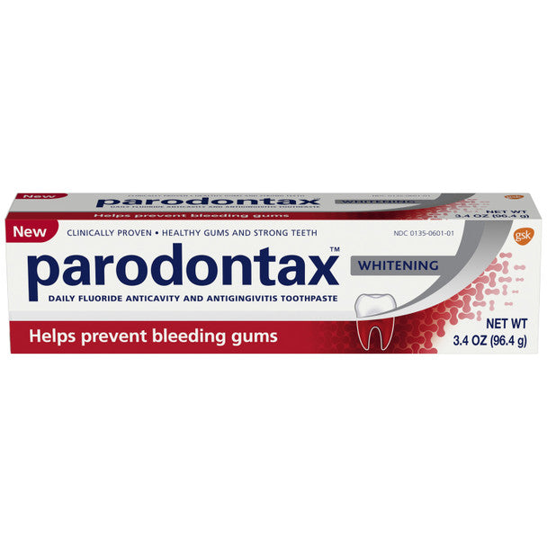 GlaxoSmithKline 38480 Parodontax Whitening Toothpaste 12/Pk 3.4oz