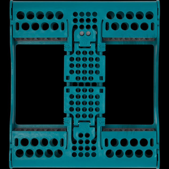 Zirc Dental 50Z930J E-Z Jett Sterilization Cassette 10-Place Teal