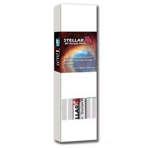 Taub 50-1050 STELLAR DC Acrylic Tooth Syringe White A2 5.85 gm