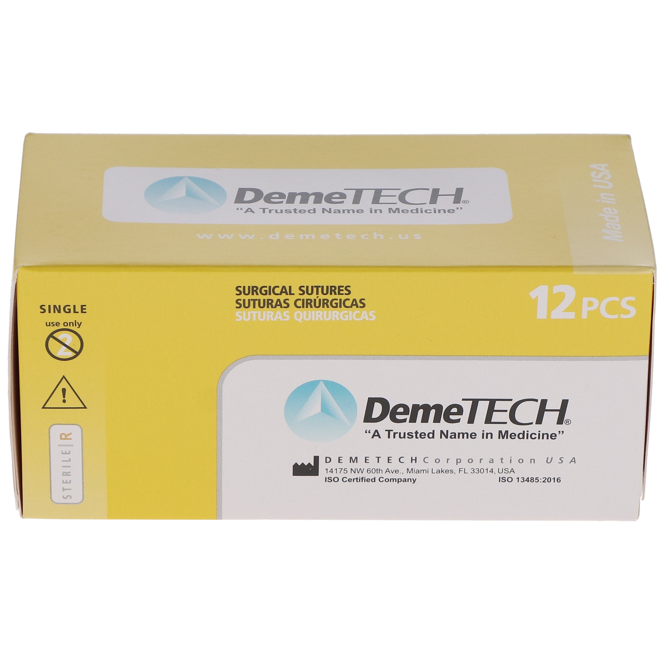 House Brand Dentistry 103135 HSB Plain Gut Reverse Cutting Sutures Beige 70cm 2/0 24mm DFS-1 3/8 Circle 12/Bx