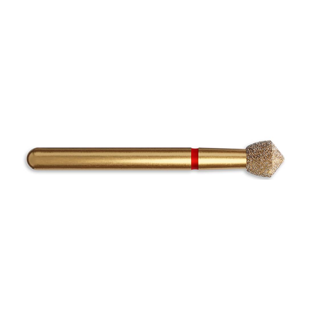 Coltene Whaledent 60032667 Alpen FG #905.027 Acorn Fine Grit Red Diamond Burs 5/Pk