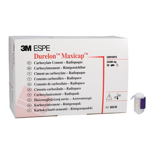3M ESPE 56310 3M Durelon Luting Carboxylate Maxicap Capsule Cement Refill 20/Bx EXP Apr 2026