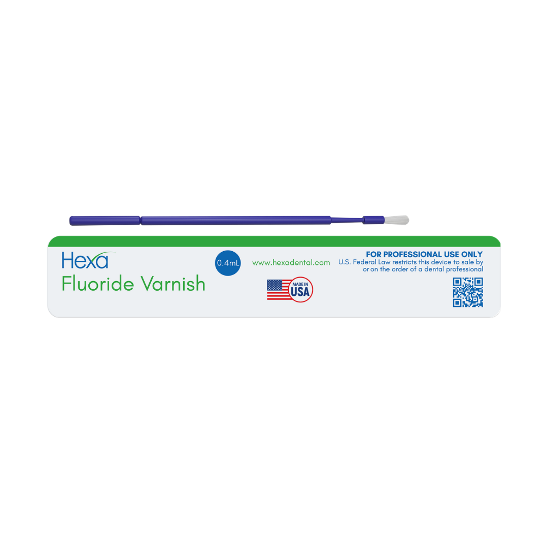 Hygedent HV-3001 Hexa Varnish 5% Sodium Fluride Varnish Bubblegum 50/Pk 5mL