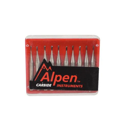 Coltene Whaledent R200330 Alpen RA #330 Pear Operative Carbides Burs 10/Pk