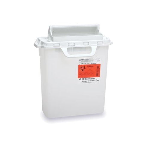 Becton-Dickinson 305422 Sharps Collector Counter Balanced Door Pearl 2 Gallon
