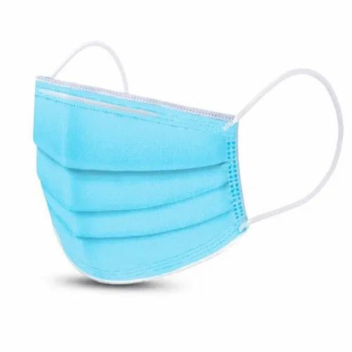 Quala GCIBLA Earloop Face Masks Blue Latex Free 50/Pk