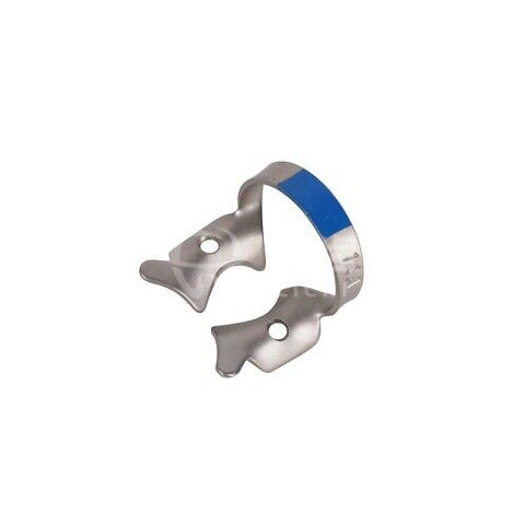 Coltene Whaledent H09965 Fiesta Color Coded Metal Dam Clamp Winged #14A Dark Blue