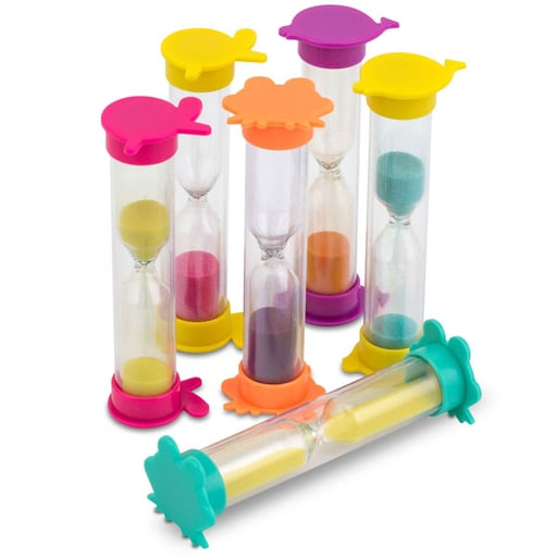 Practicon 1109851 2-Minute Animal Sand Timers With Assorted Colors 3.5
