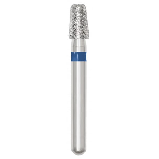 SS White 91228-5 Revelation 845KR-018M-SS FG Short Shank Modified Flat End Taper Medium Grit Diamond Burs 5/Pk