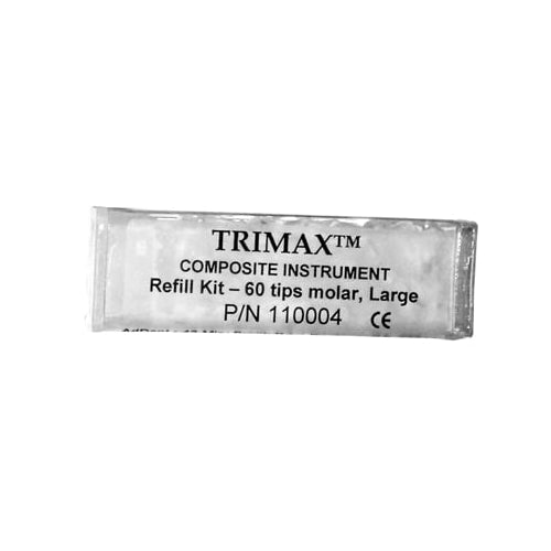 AdDent 110004 Trimax Refill Kit Dental Instrument Tips Molar Large 60/Pk