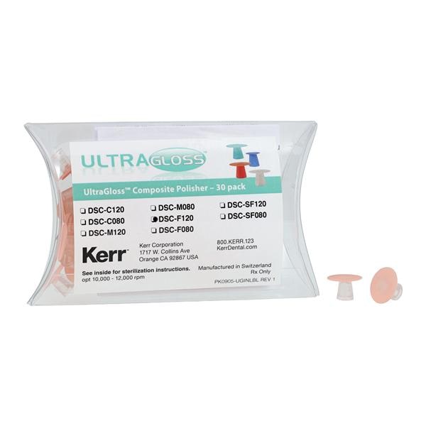 Axis Dental DSC-F120 UltraGloss Composite Polishers Large Fine Double Sided 30/Pk