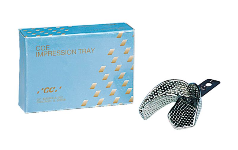 GC 260201 Coe Metal Dental Impression Tray #20 Large Lower Perforated