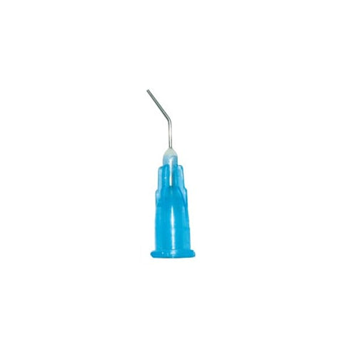 Pac-Dent 231 Etchant Tips Pre-Bent Applicator Needle Tips 25 Gauge Blue 100/Pk