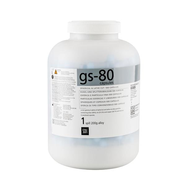 SDI 4421202 GS-80 Amalgam Capsules 1-Spill Fast Set 500/Pk