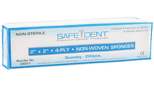 Safe-Dent C6011-1 Dental Sponges Cotton Series 2