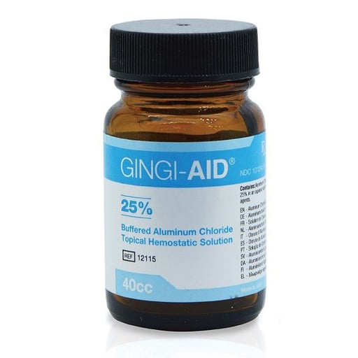 Gingi-Pak 12115 Gingi-Aid Hemostatic Solution 40mL