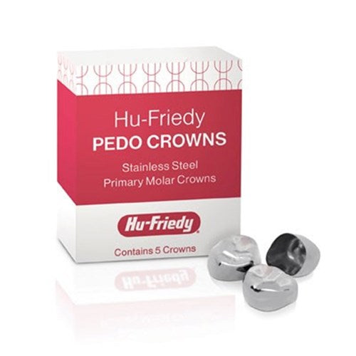 Hu-Friedy SSC-LRE7 Stainless Steel Crowns Lower Right Primary 2nd #7 5/Pk