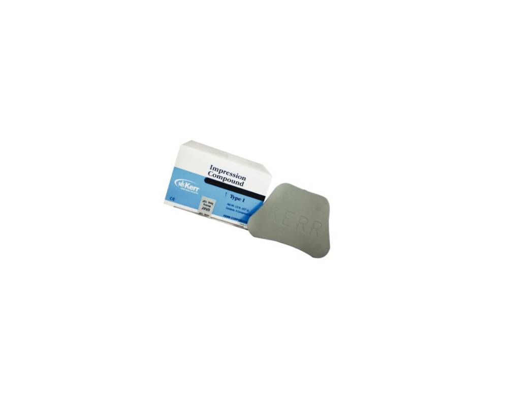 Kerr Dental 00452 Impression Compound Cakes Gray Wax 0.5Lb