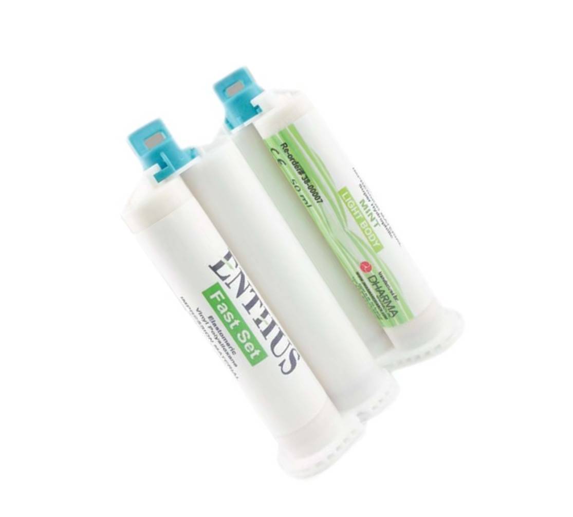 Dharma Research 38-00038 Enthus VPS Cartridges Light Body Fast Set Spearmint 100/Pk 50mL