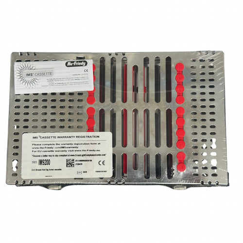 Hu-Friedy IM9200 Double Decker 20 Instrument Signature Series Sterilization Cassette Red