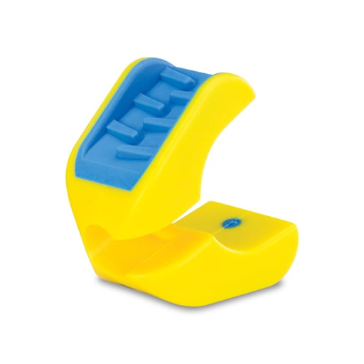 Practicon 7102411-M E-Prop Mouth Prop Medium Yellow Rigid Polypropylene