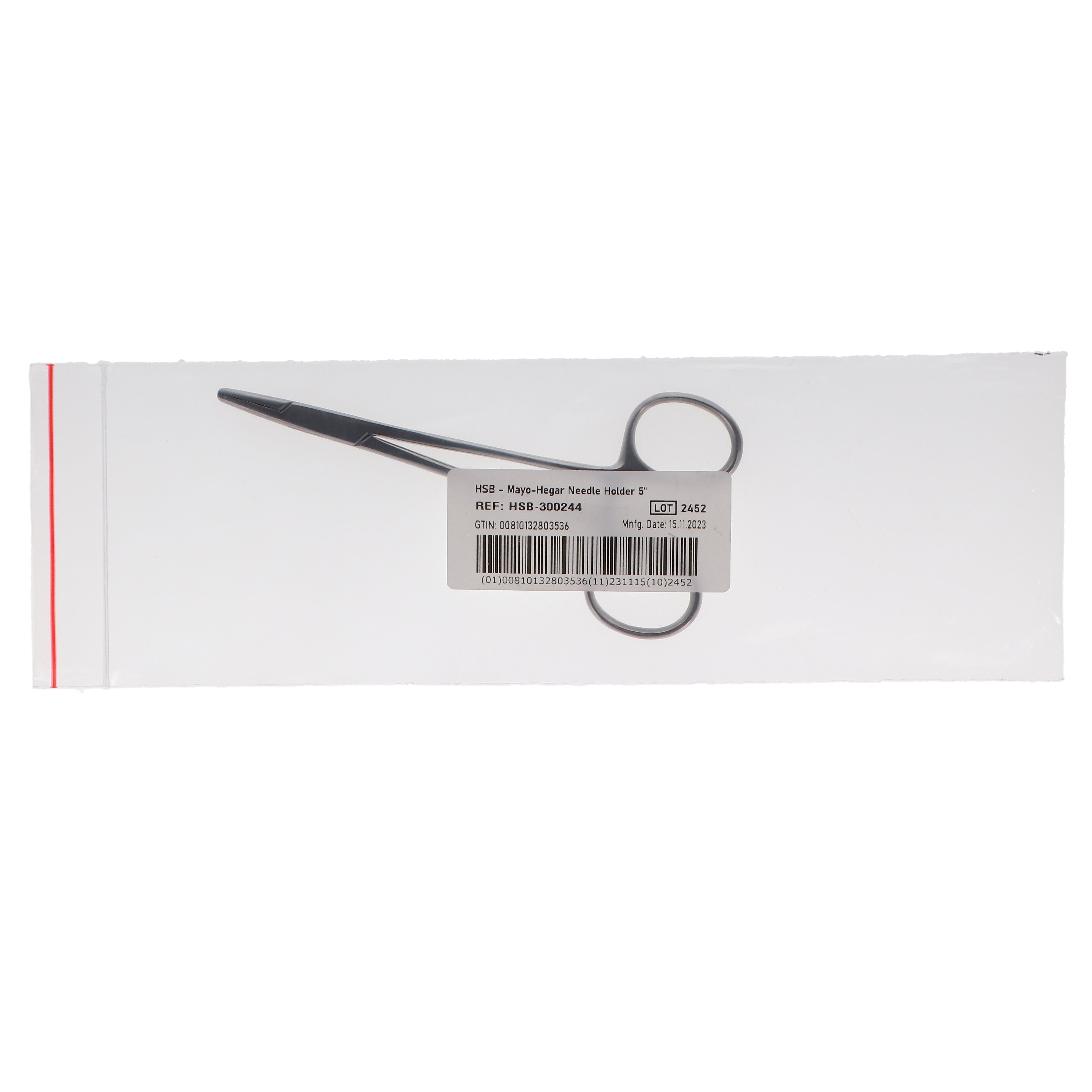 House Brand Dentistry 300244 HSB Mayo-Hegar Dental Needle Holder 5''