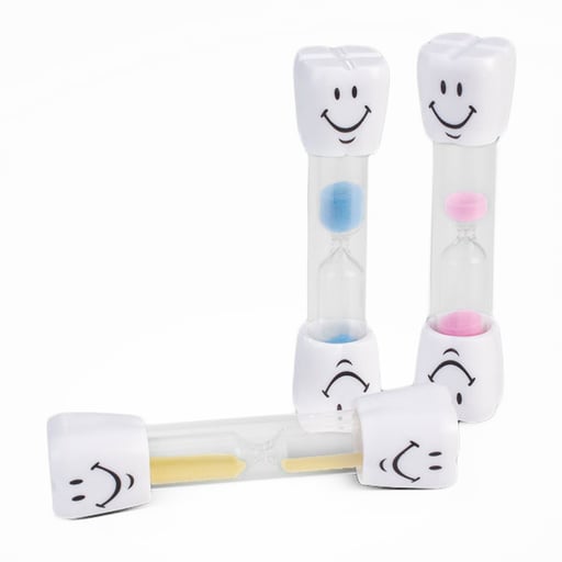 Practicon 10-16733 2-Minute Happy Molar Sand Timers Assorted Colors 4