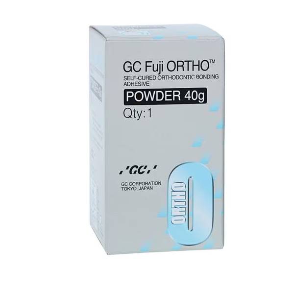 GC 000209 Fuji Ortho Self-Cure Glass Ionomer Orthodontic Cement Powder 40gm