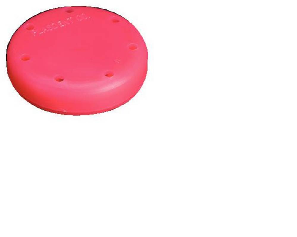 Plasdent 400BSS-6 Magnetic Dental Bur Block 7-Hole Small Round Neon Pink