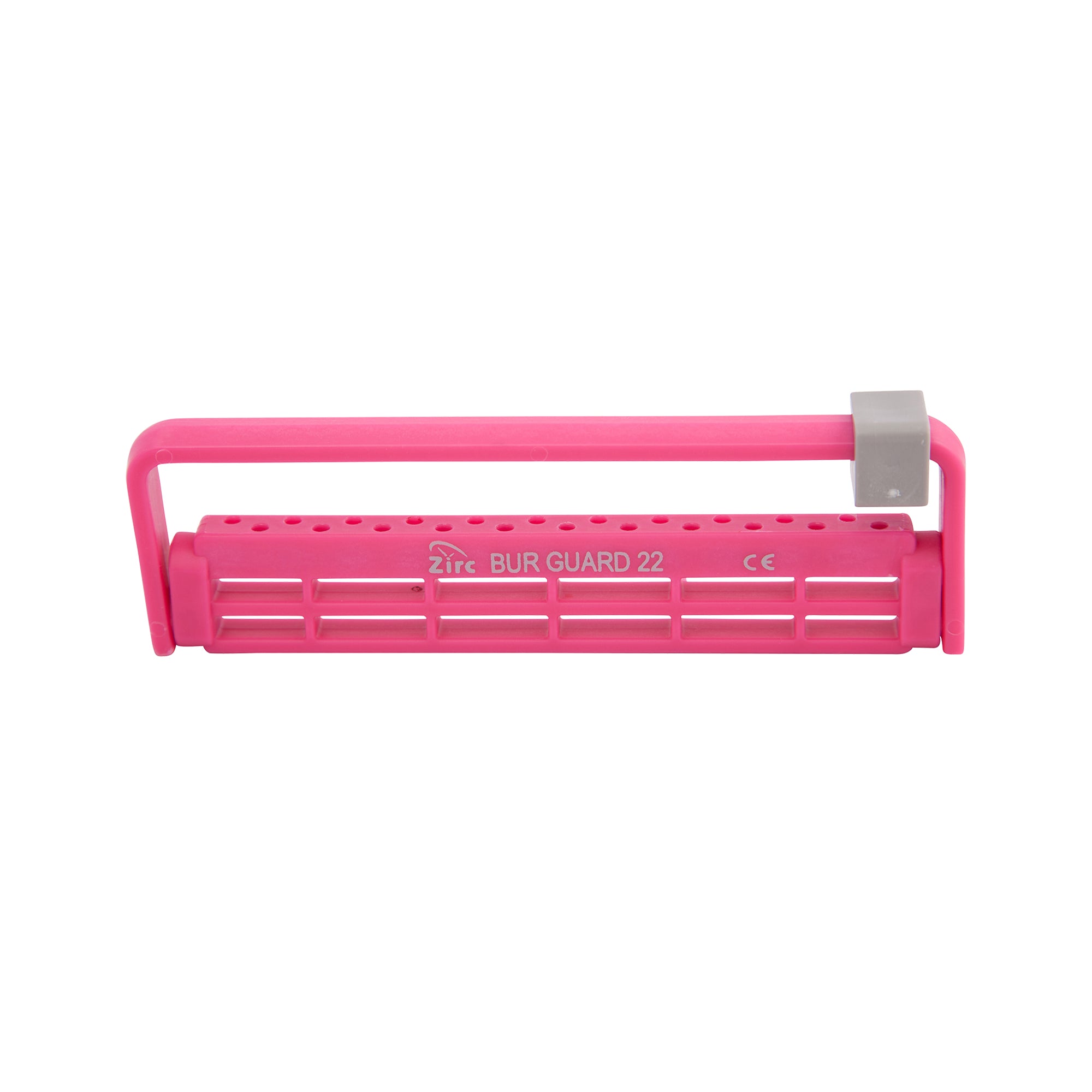 Zirc Dental 50Z410S Steri-Bur Guard 22-Hole Neon Pink Ea