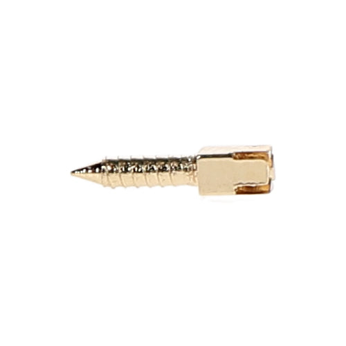 House Brand Dentistry 400025 HSB Gold Plated Screw Posts S4 #4 Short 7.8mm 12/Pk