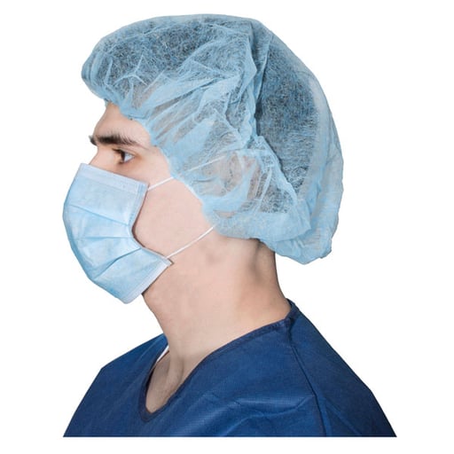 Dukal 324B Bouffant Caps 24