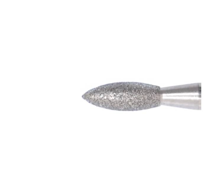Premier Dental 2015129 Two Striper FG #265.6.5C Flame Coarse Grit Diamond Burs 5/Pk