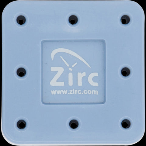 Zirc Dental 50Z400B Magnetic Bur Block 8-Hole Microban Blue