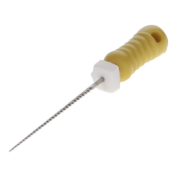 House Brand Dentistry 400105 HSB Endodontic K-Files 21mm #20 Yellow Stainless Steel 6/Pk