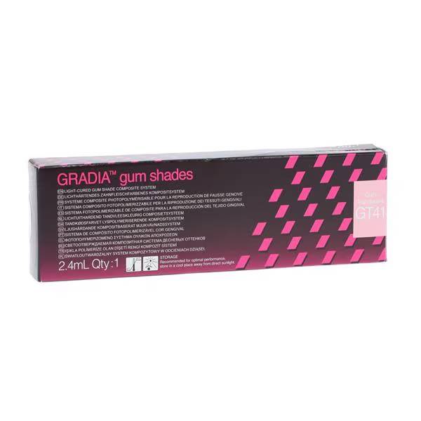 Gradia Gum Light Cure Indirect Restorative Translucent GT41 2.4mL EXP Jun 2026