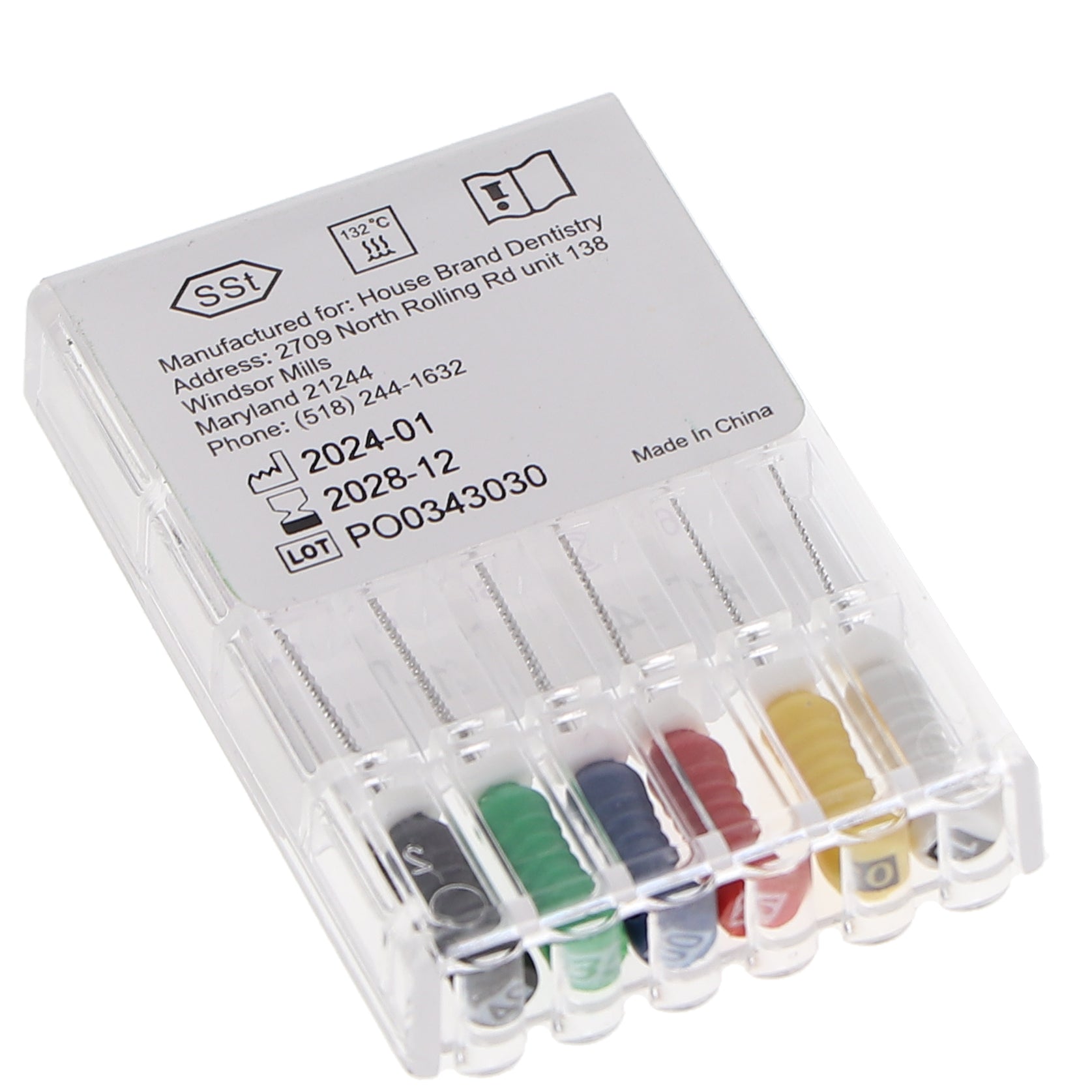 Buy House Brand Dentistry 400203 HSB K-Files Flex-Type 21mm #15-40 ...