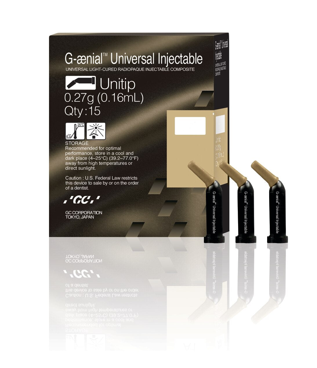 GC 012348 G-aenial Universal Injectable Unitips A1 15/Pk 0.16mL