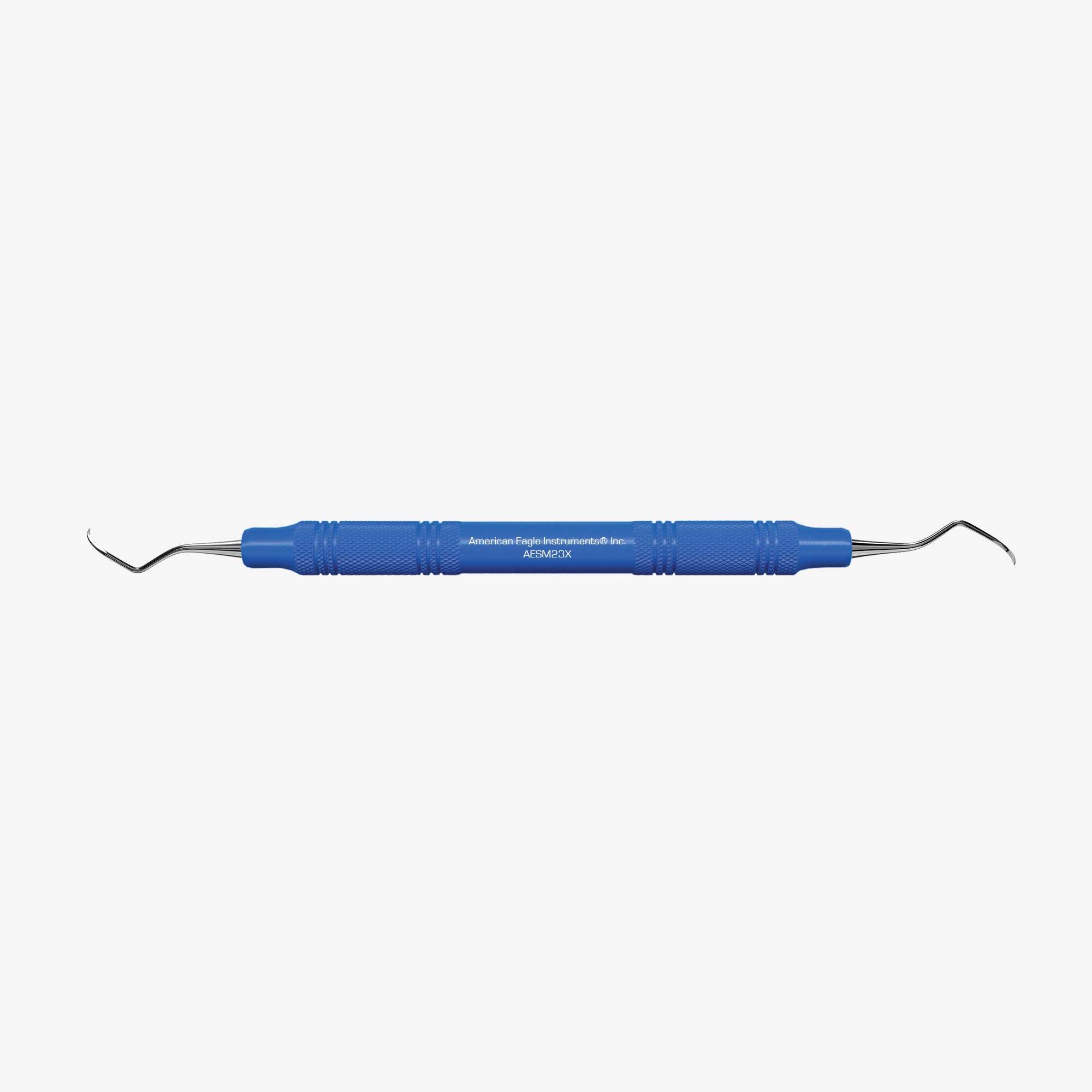 American Eagle Instrument AESM23X Double End #M23 Dental Scaler With #3/8 Blue Handle