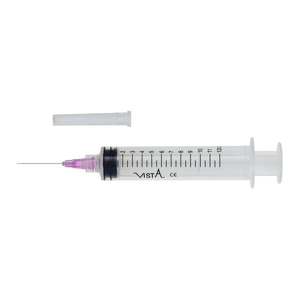 Vista Dental 316119 Appli-Vac Pre-Tipped Syringes 12cc 30ga Purple 100/Box