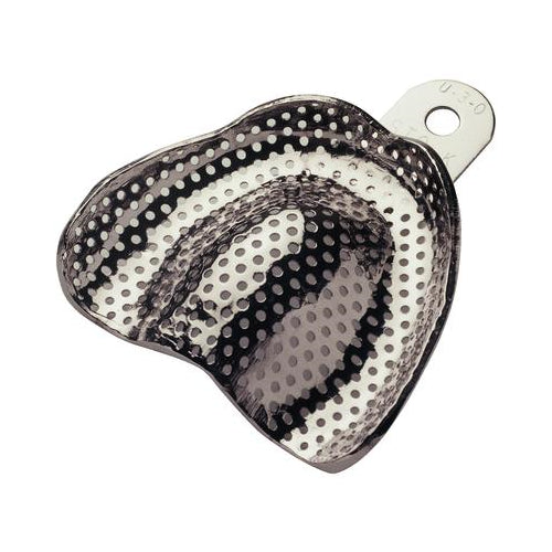 GC 263673 Sto-K Perforated Aluminum Impression Tray #U-3-O Medium Upper Ovoid