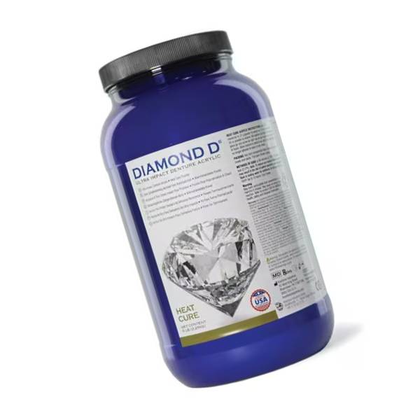 Keystone 1013021 Diamond D Denture Acrylic Heat Cure Original Shade 5Lbs