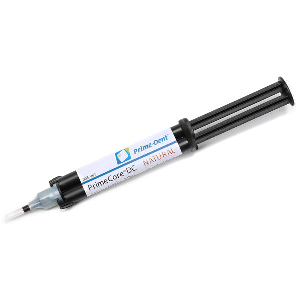 Prime Dental 003-087 DC Automix Dual Cure Core Build-Up Material Syringe 10gm