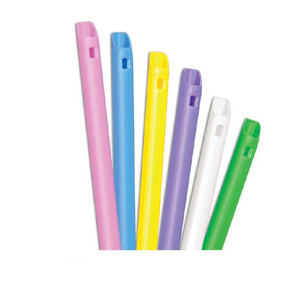 Premium Plus ONE301A-B Vented/non-Vented 'S' Cut Oral Evacuation Tips Assorted Colors 1000/Pk