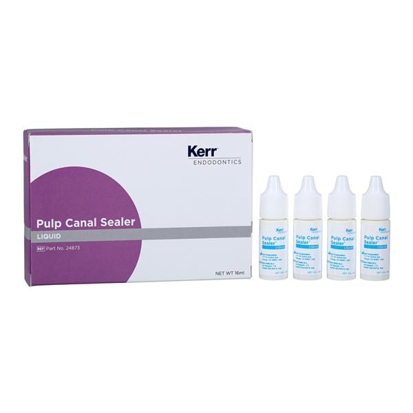 Kerr Dental 24873 Endodontic Pulp Canal Sealer Liquid 4/Bx 4mL EXP May 2026