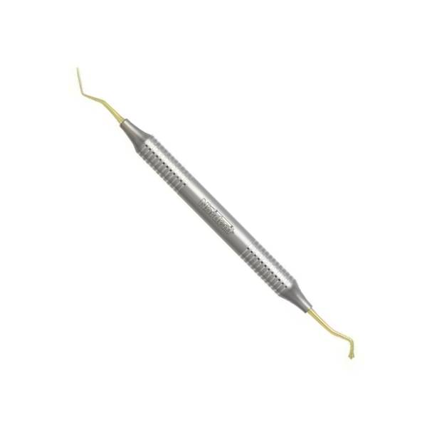 Nordent REPFI22T Double End Composite Placement Instrument TiN Coated Paddle / Acorn #22 DuraLite ROUND