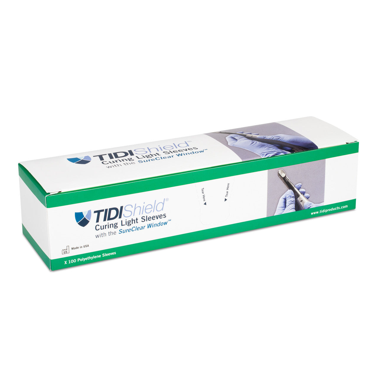 Tidi Products 21106 TIDIShield Curing Light Sleeves SDI Radii Plus 100/Pk