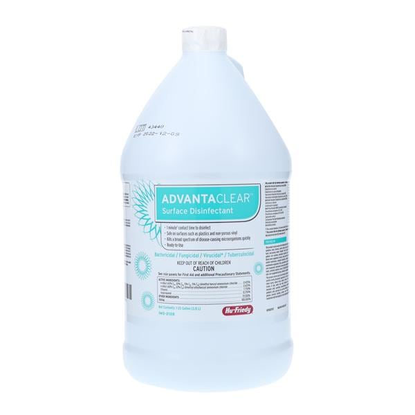 Hu-Friedy IMS-2128 AdvantaClear Surface Disinfectant Gallon