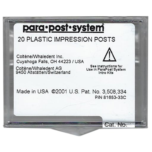 Coltene Whaledent P434.5 ParaPost Plastic Impression Posts .045