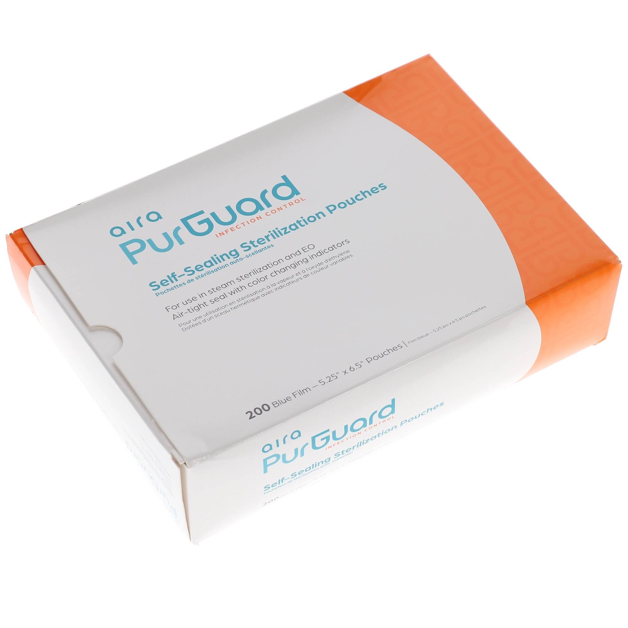 Aira 100530 PurGuard Self-Sealing Sterilization Pouches 5.25